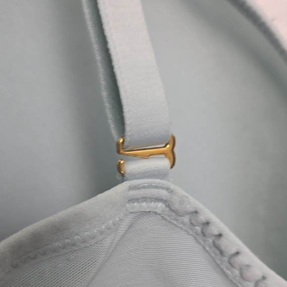Soma Lightest Lift with Smooth Lace Bra Pale Teal Full Coverage - Picture 7 of 10